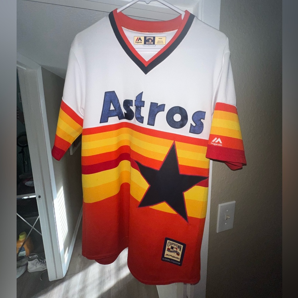 Houston Astros Majestic Home Cooperstown Collection Team Jersey - White